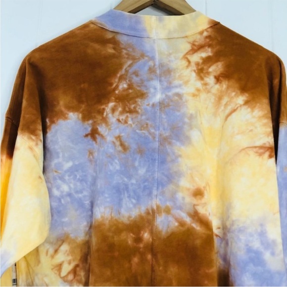 Free People/We The Free - Be Free Tie-Dye Long Sleeve Tee (Oversized) NWT - Picture 10 of 14